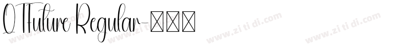 QTFuture Regular字体转换